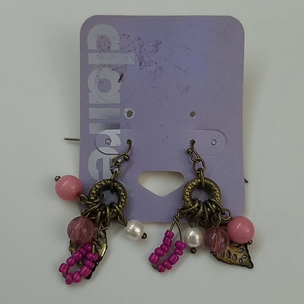 (3 For $11) Claire's Ring Beaded Earrings